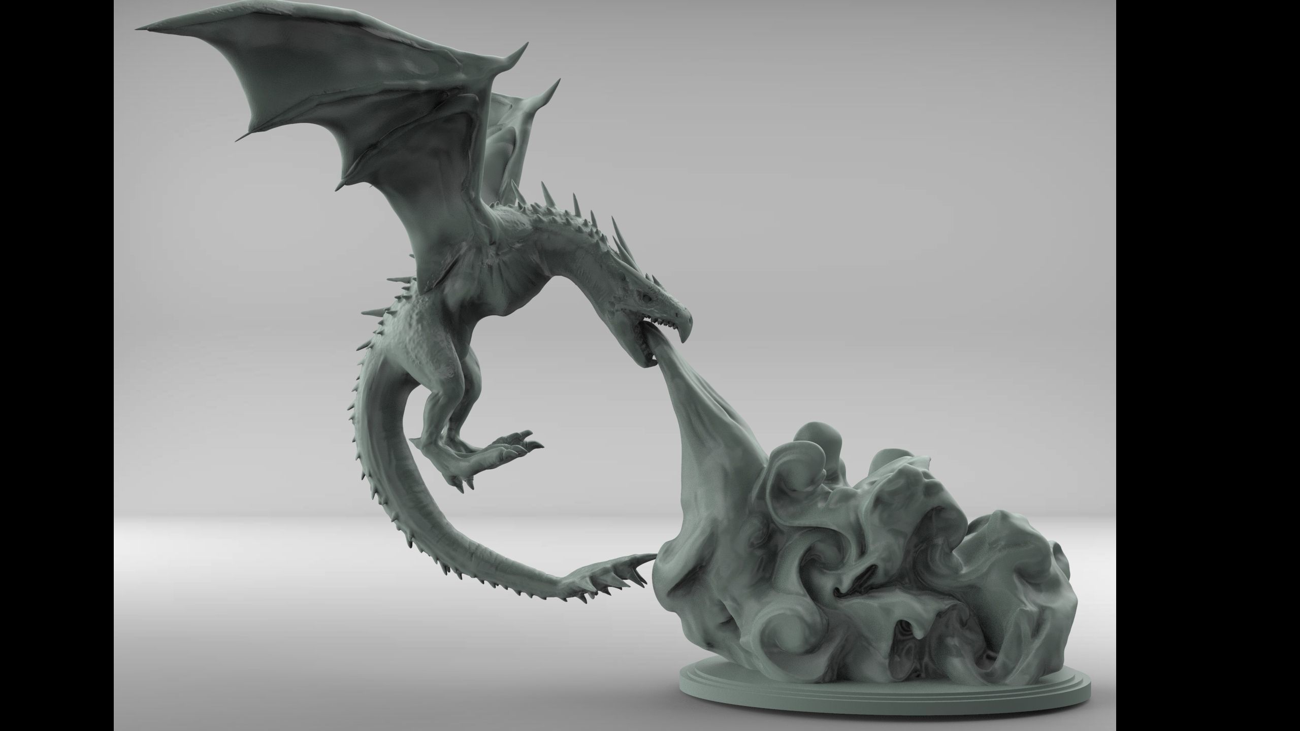 Harry Potter -  Hungarian Horntail  3D Print Model 3D print model_8