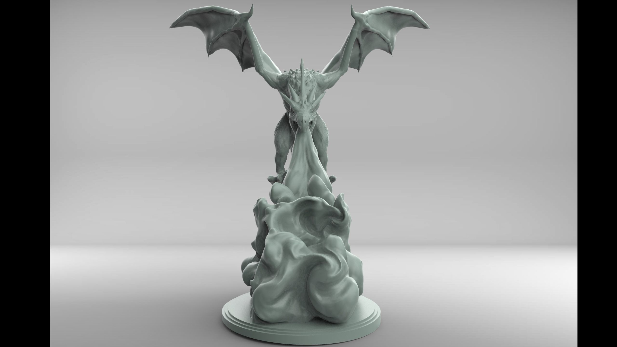 Harry Potter -  Hungarian Horntail  3D Print Model 3D print model_1