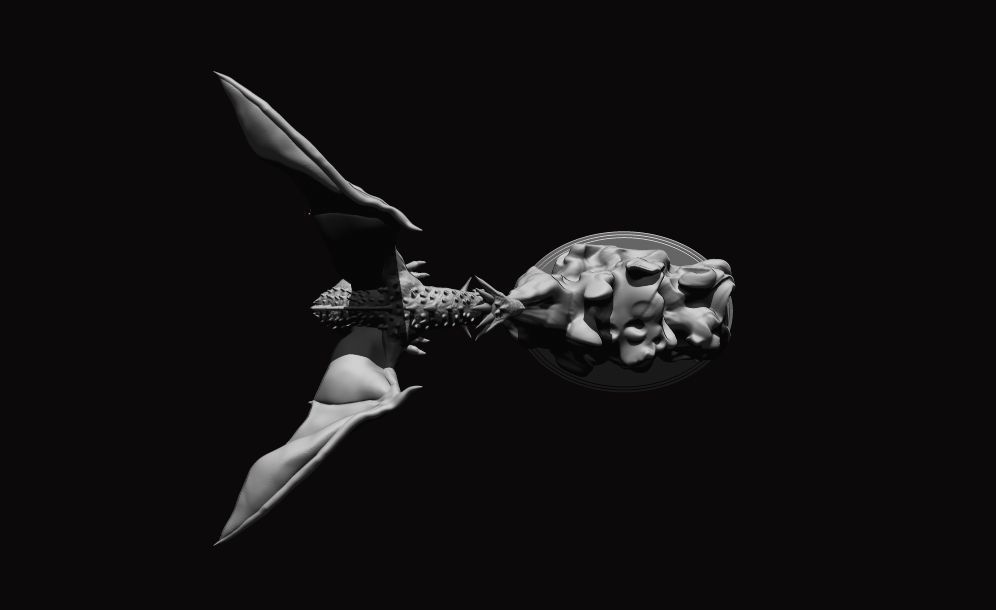 Harry Potter -  Hungarian Horntail  3D Print Model 3D print model_7