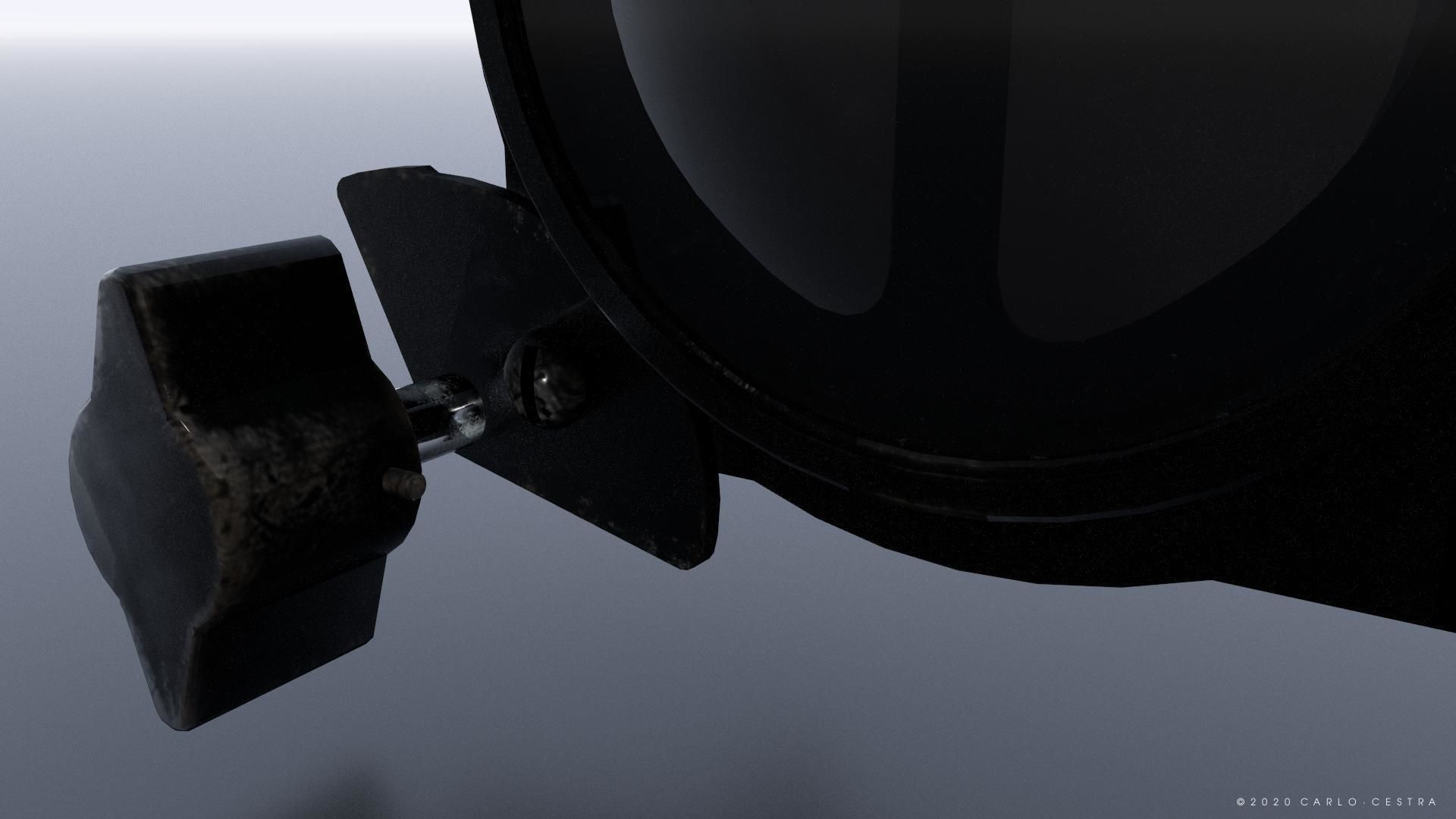 JAPANESE ARTIFICIAL HORIZON Low-poly 3D model_4