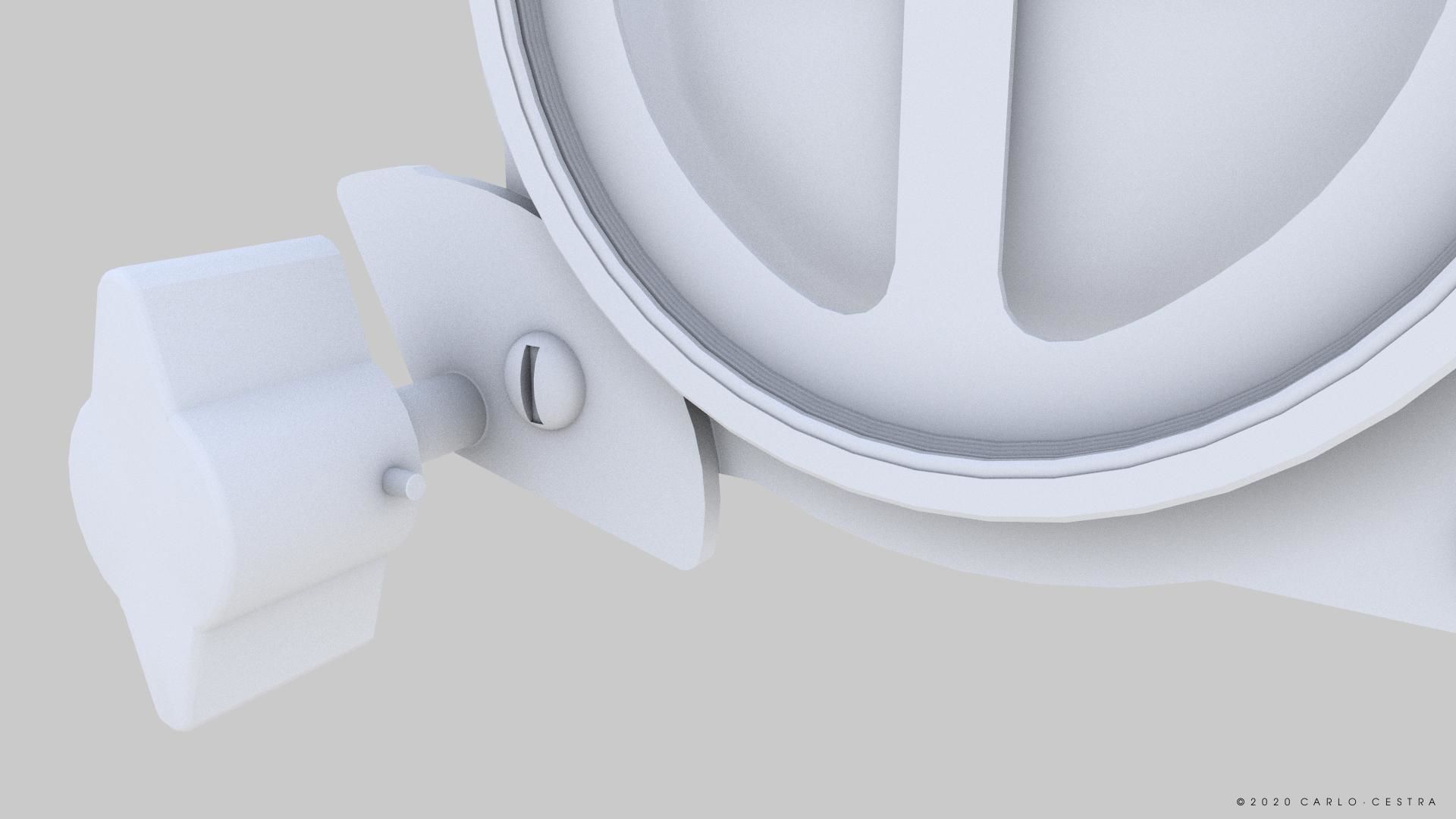 JAPANESE ARTIFICIAL HORIZON Low-poly 3D model_14