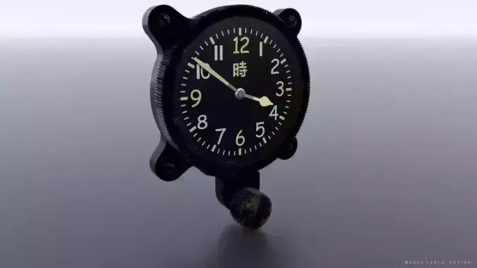 JAPANESE CLOCK GAUGE