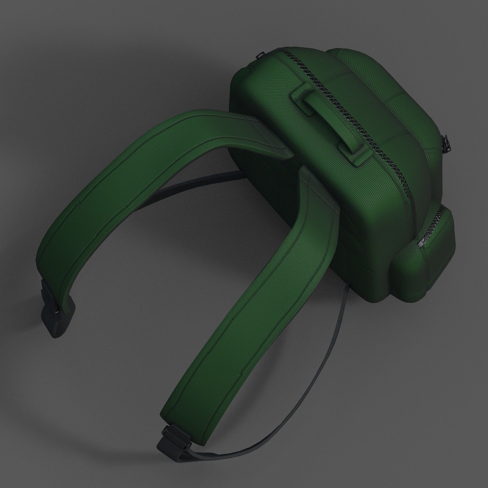 Backpack bag baggage Color 3d low poly Low-poly  Low-poly 3D model_5