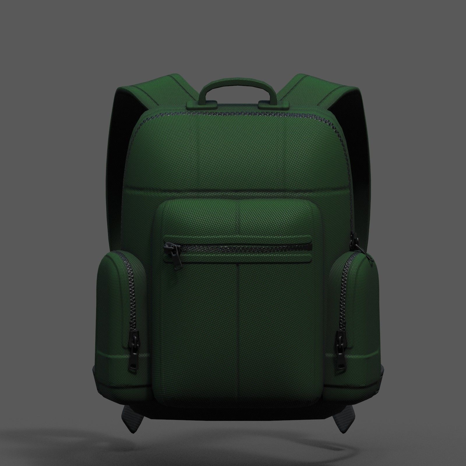 Backpack bag baggage Color 3d low poly Low-poly  Low-poly 3D model_8
