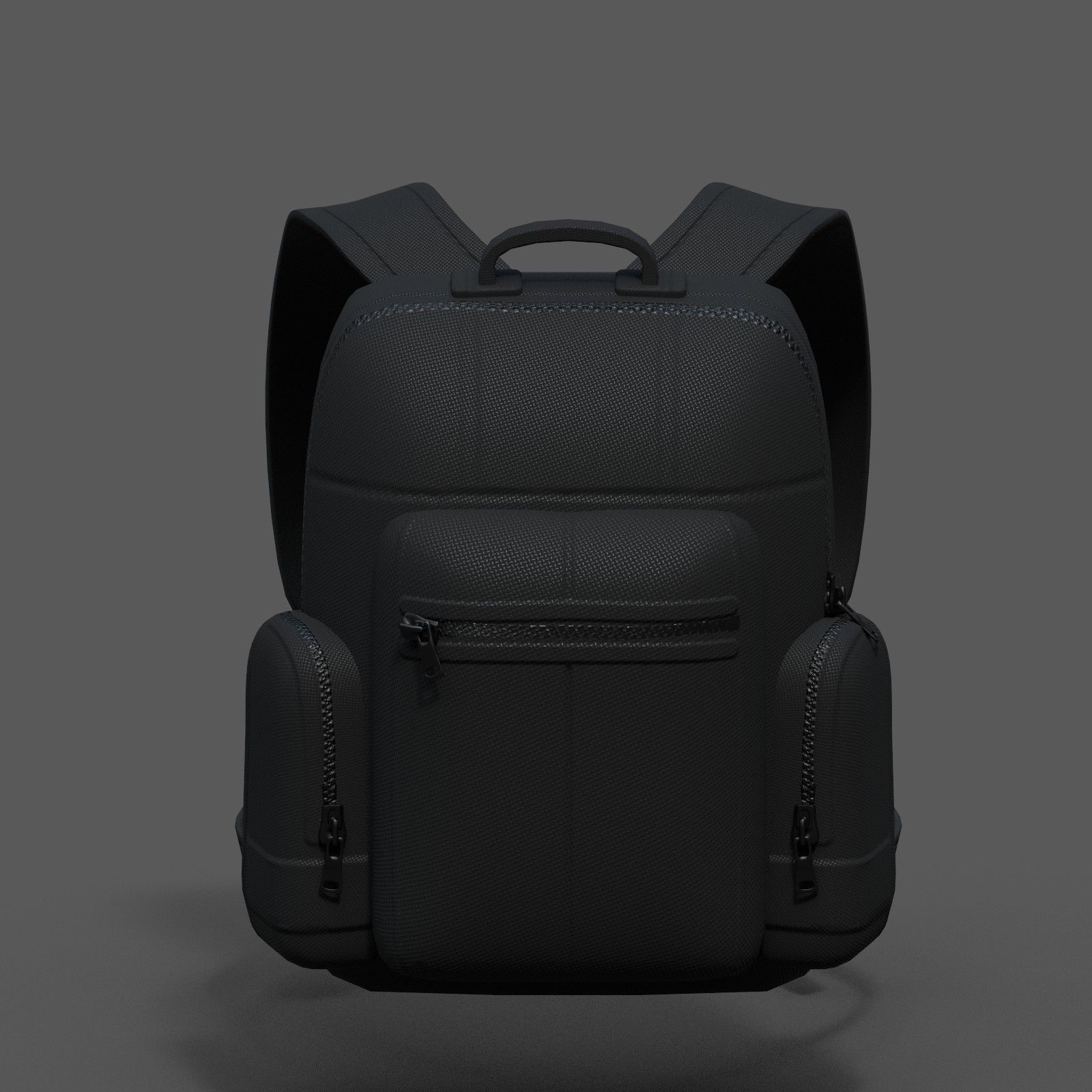Backpack bag baggage Color 3d low poly Low-poly Low-poly 3D model_3