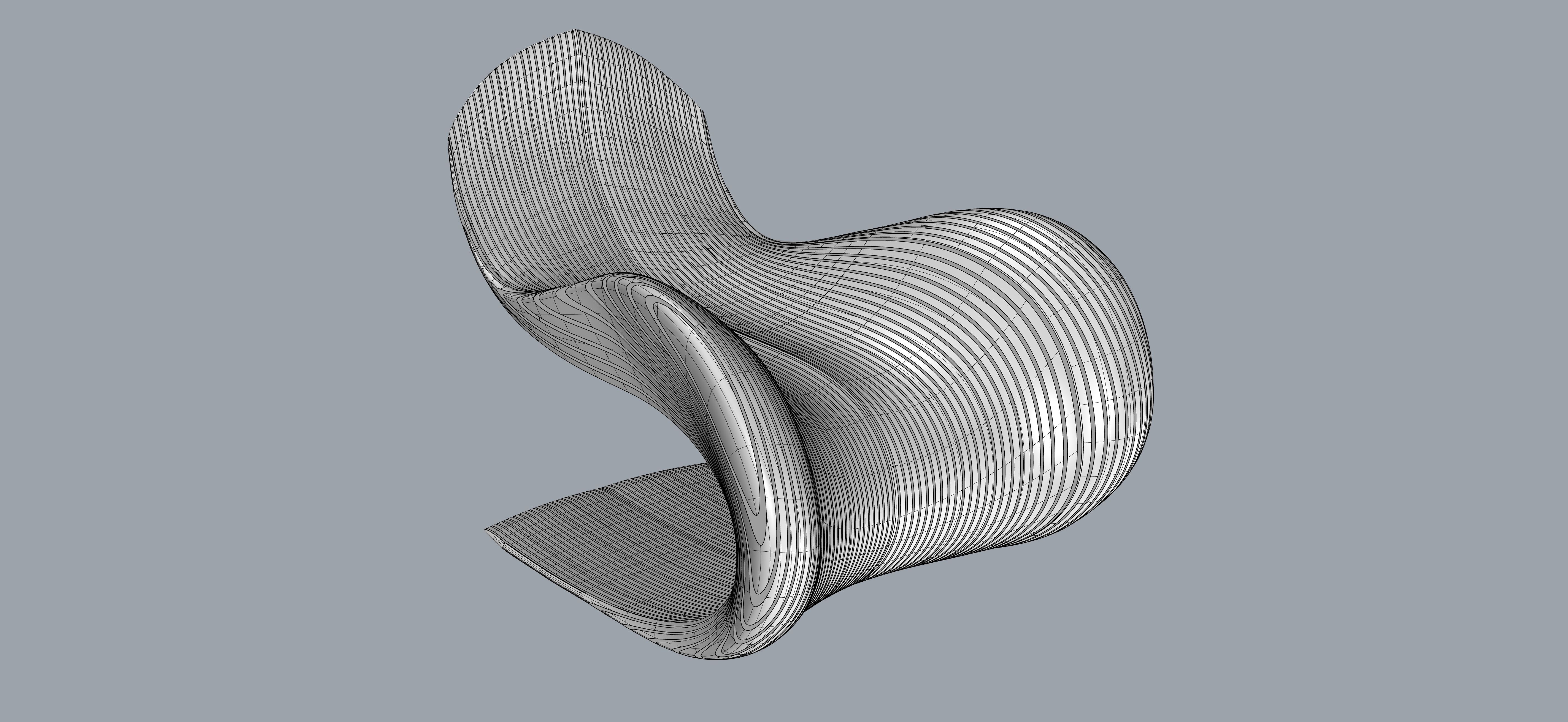 Parametric Recliner 3D model_8