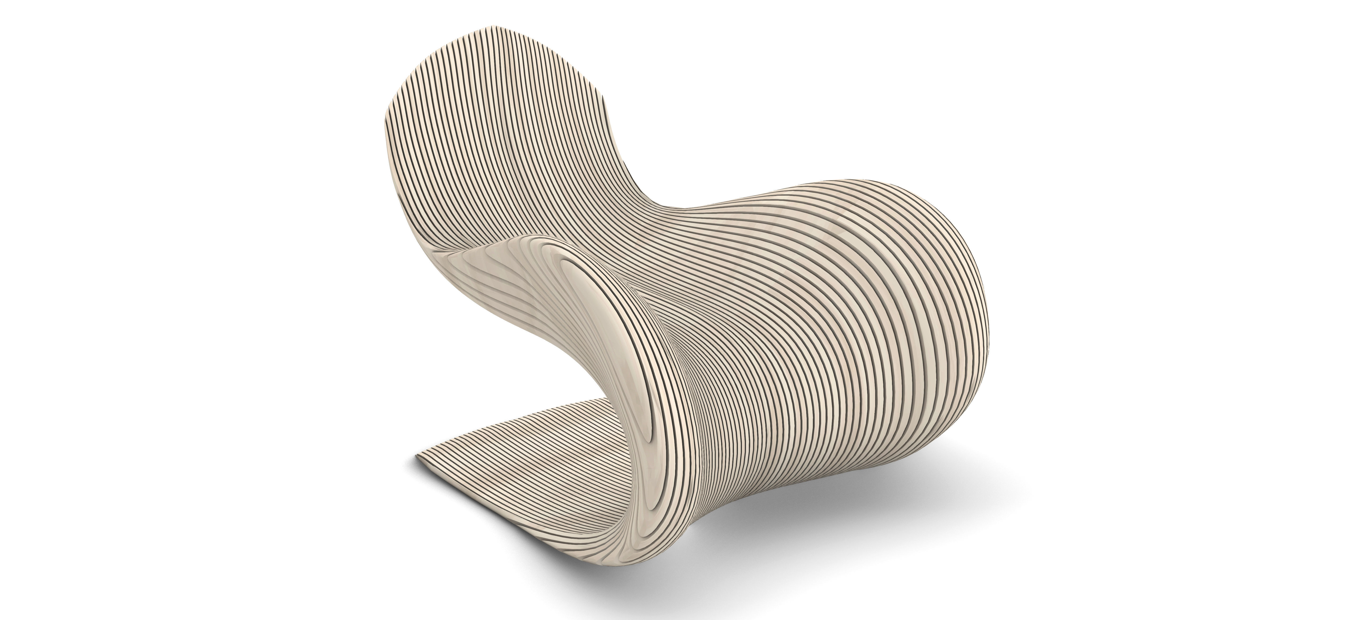 Parametric Recliner 3D model_2