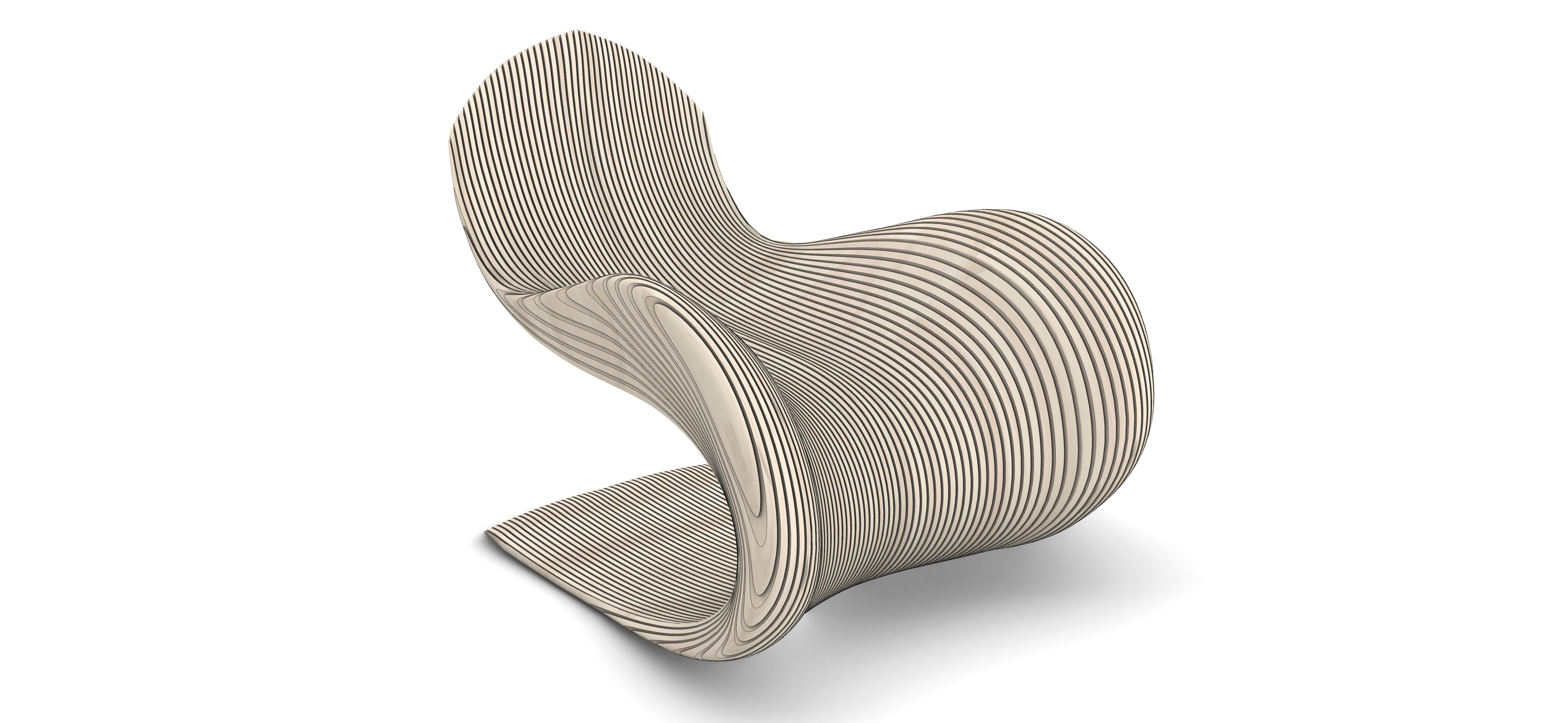 Parametric Recliner 3D model_1