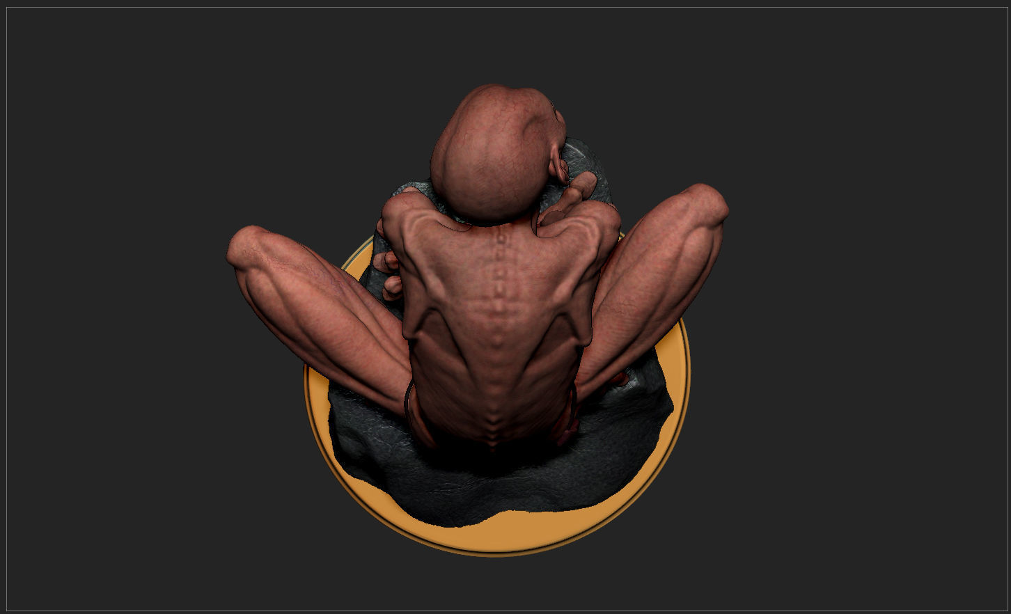 GOLLUM - THE HOBBIT - THE LORD OF THE RINGS 3D print model_32