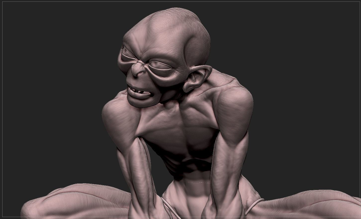 GOLLUM - THE HOBBIT - THE LORD OF THE RINGS 3D print model_21