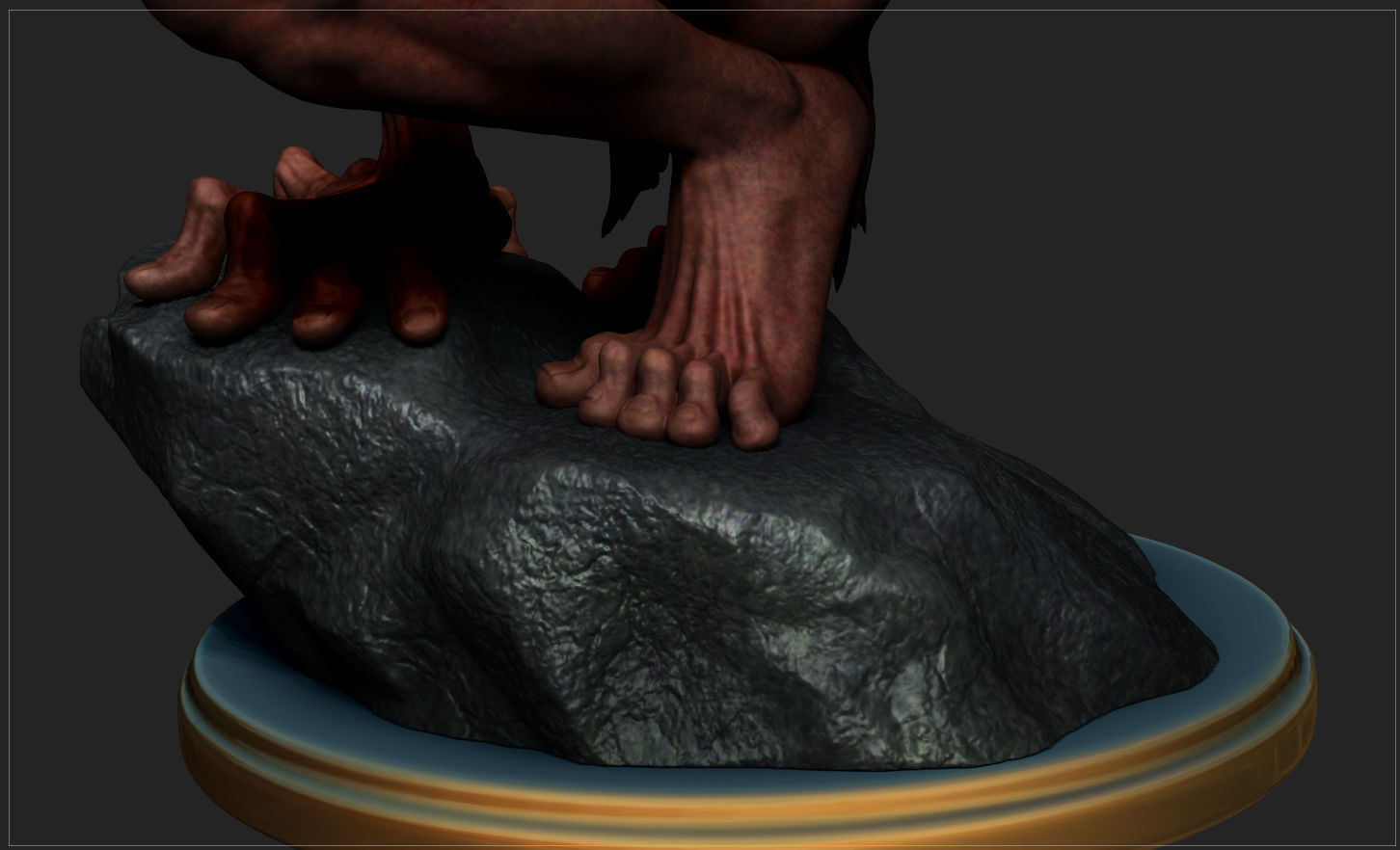 GOLLUM - THE HOBBIT - THE LORD OF THE RINGS 3D print model_14