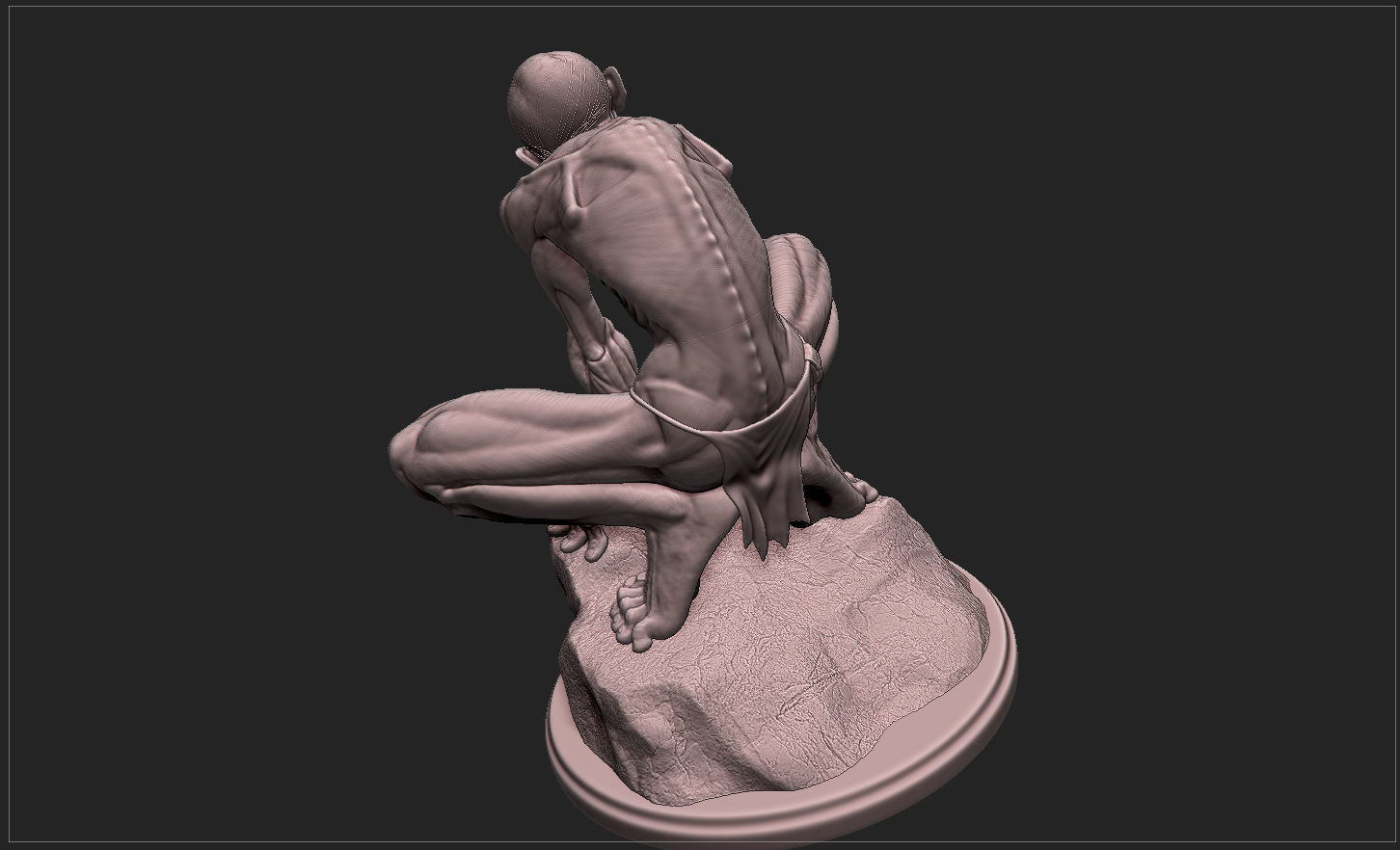 GOLLUM - THE HOBBIT - THE LORD OF THE RINGS 3D print model_22