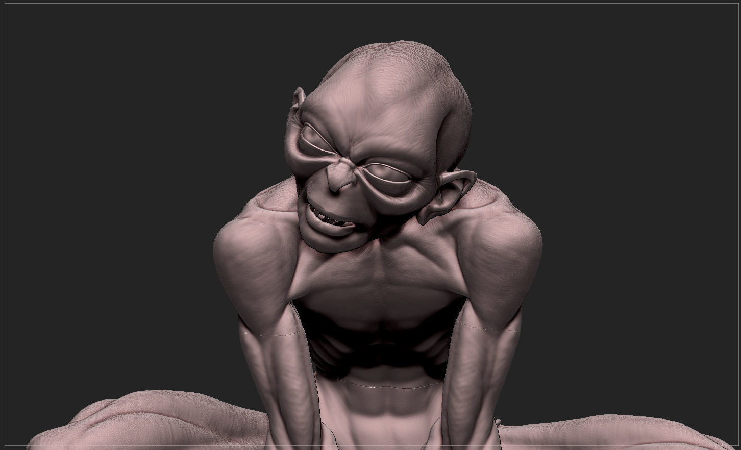GOLLUM - THE HOBBIT - THE LORD OF THE RINGS 3D print model_10
