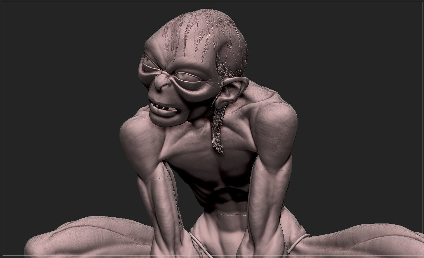 GOLLUM - THE HOBBIT - THE LORD OF THE RINGS 3D print model_23