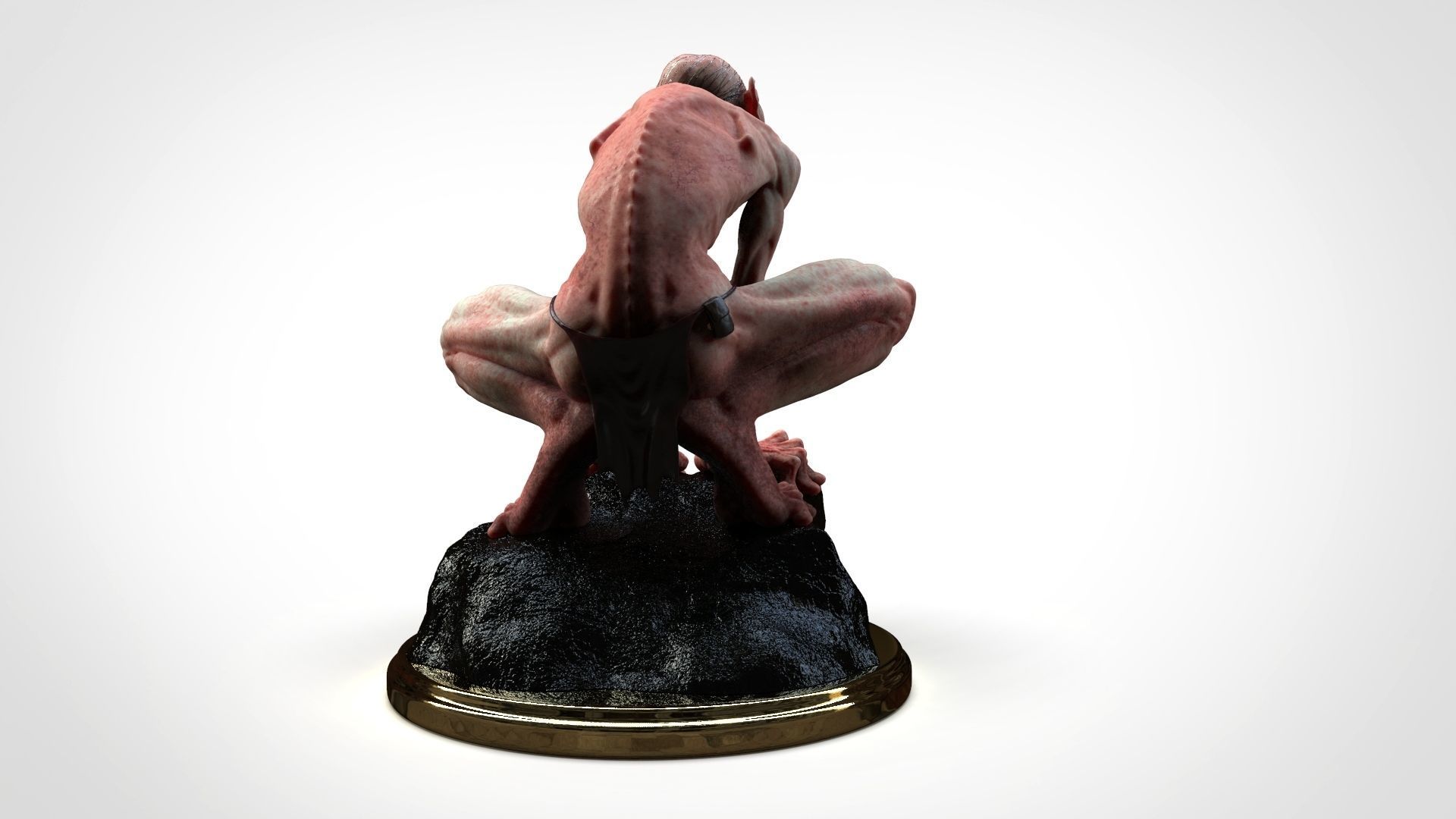 GOLLUM - THE HOBBIT - THE LORD OF THE RINGS 3D print model_2