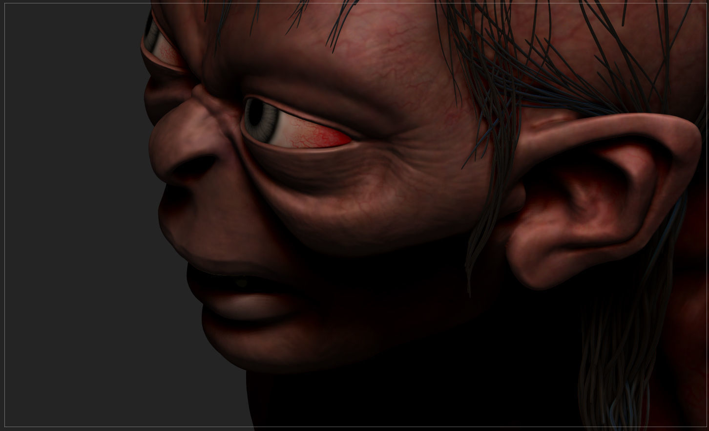 GOLLUM - THE HOBBIT - THE LORD OF THE RINGS 3D print model_18