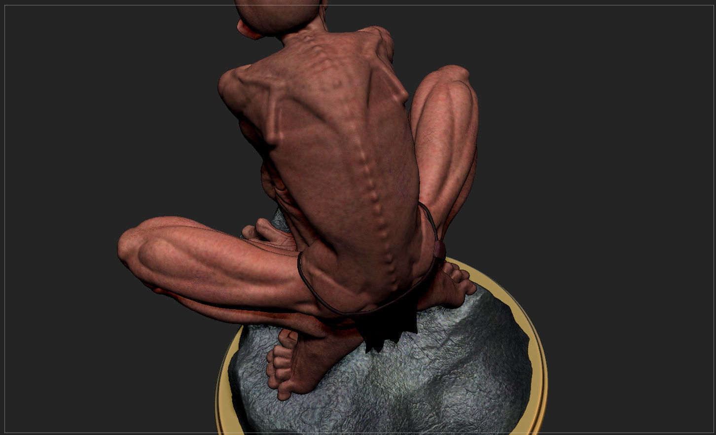 GOLLUM - THE HOBBIT - THE LORD OF THE RINGS 3D print model_27