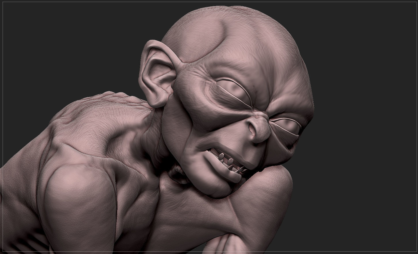 GOLLUM - THE HOBBIT - THE LORD OF THE RINGS 3D print model_24