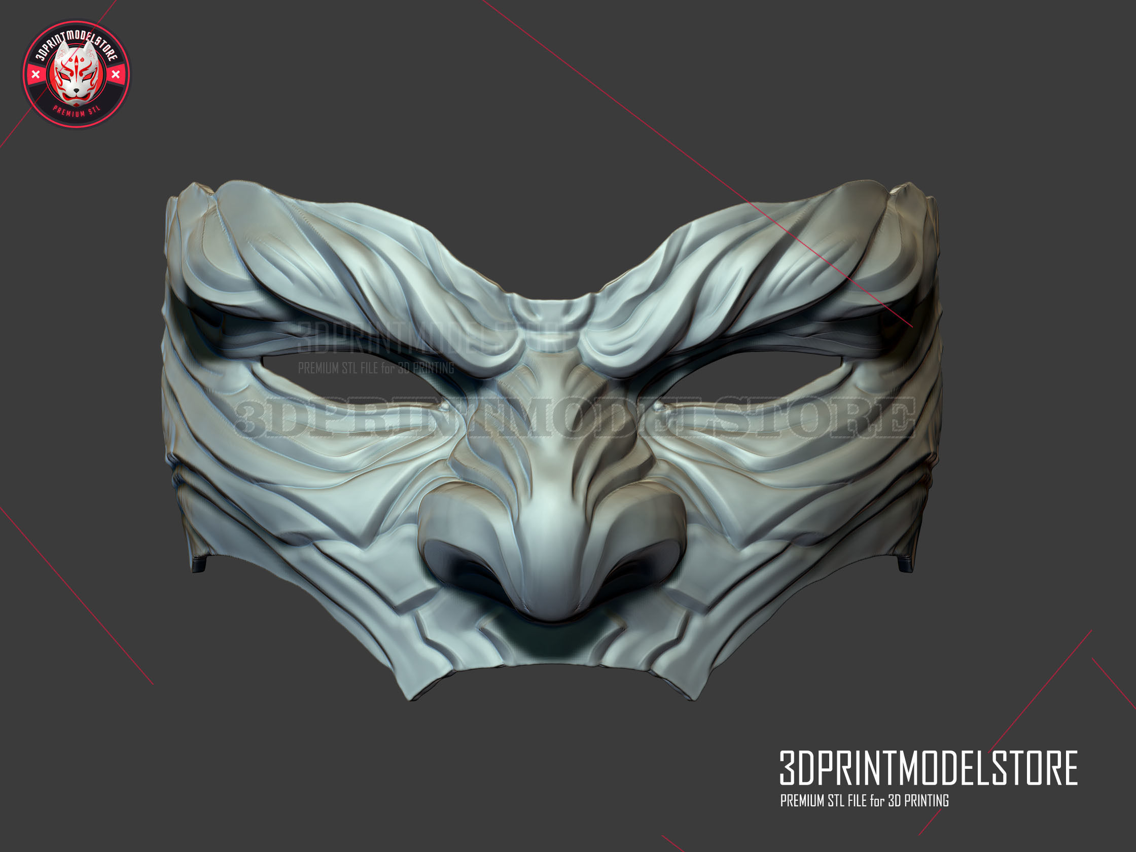 Ghost of Tsushima - Oni Mask - Sakai Japanese Samurai Helmet  3D print model_6