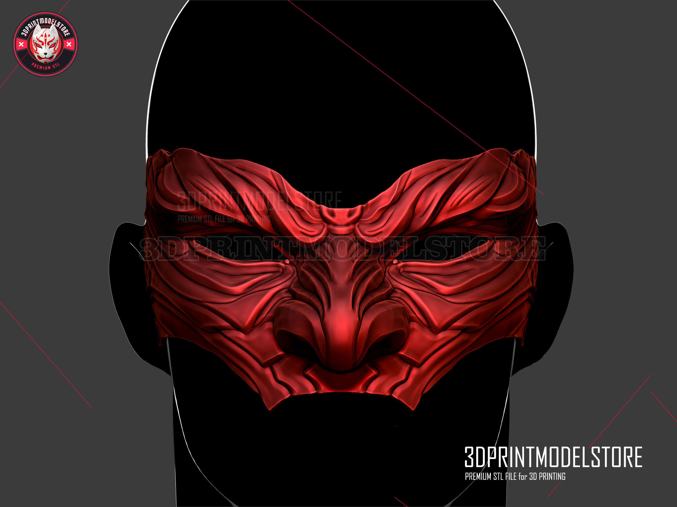 Ghost of Tsushima - Oni Mask - Sakai Japanese Samurai Helmet  3D print model_1