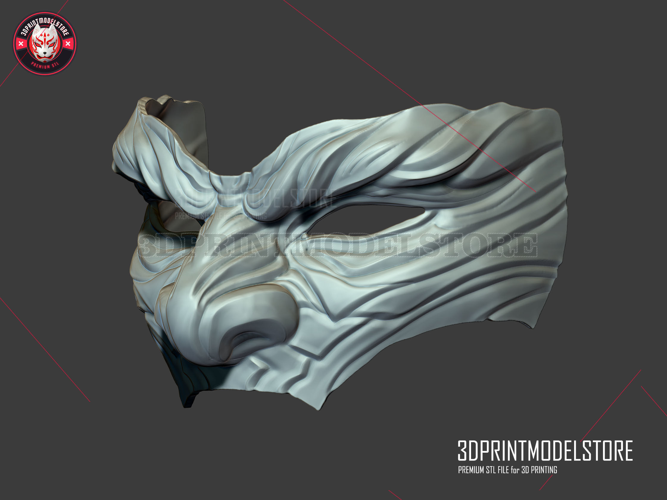 Ghost of Tsushima - Oni Mask - Sakai Japanese Samurai Helmet  3D print model_7