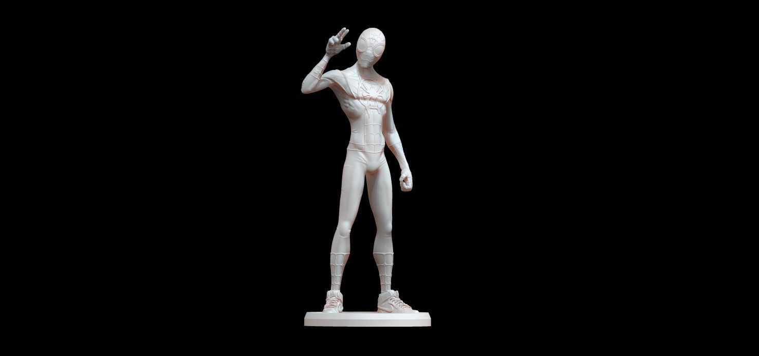 Fanart Miles Morales - Spiderman into the spiderverse version 3D print model_4