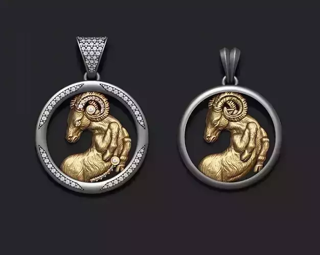 Horoscope Aries pendants pack