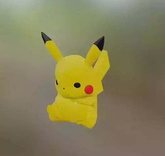 Pikachu pokemon figurine