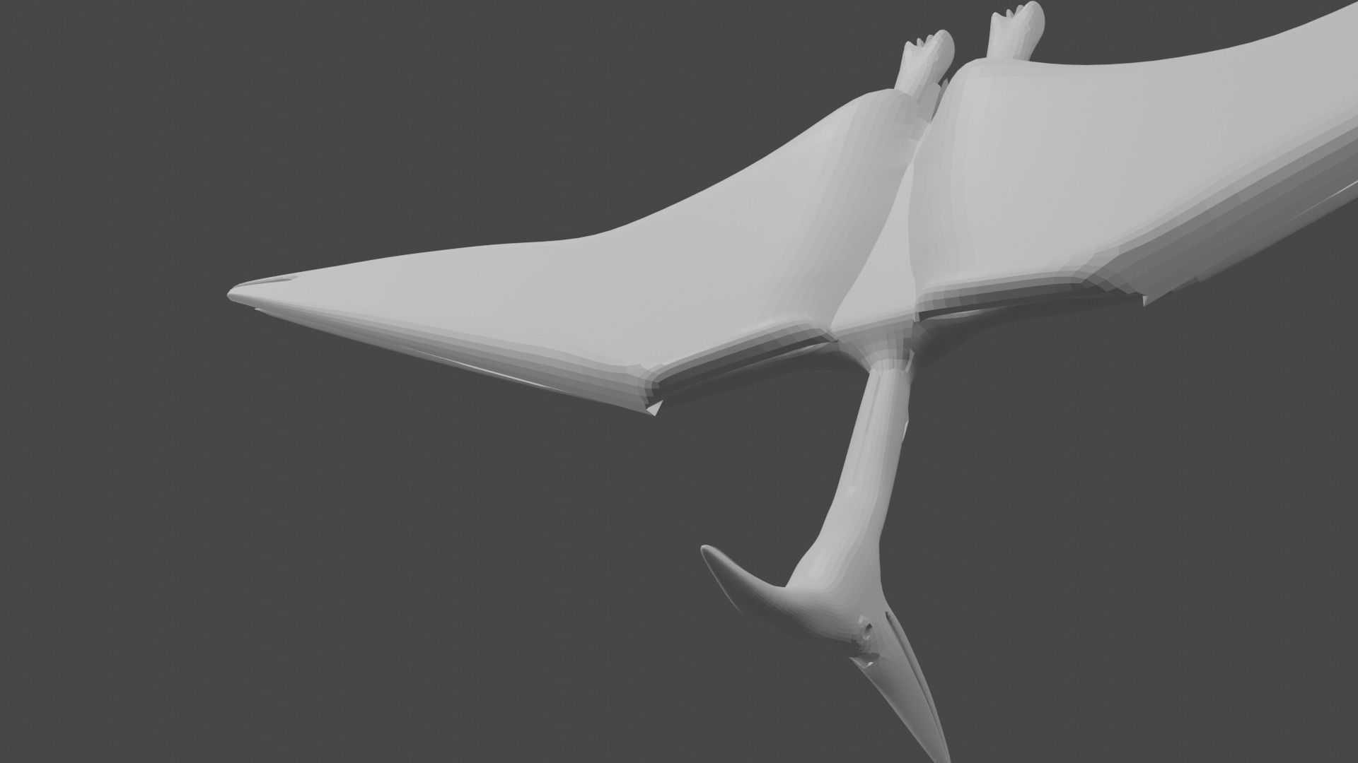 PTERODACTYL DINOSAUR  Low-poly 3D model_6
