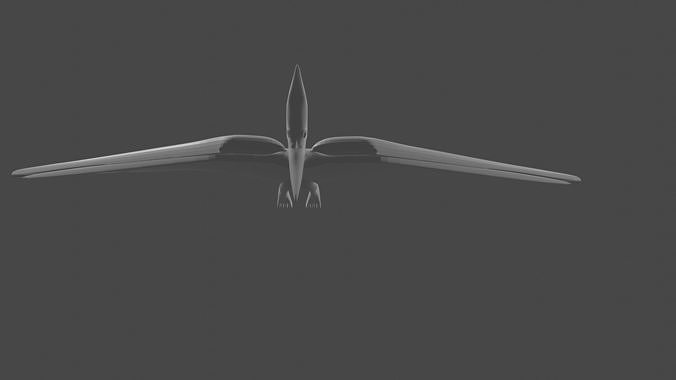 PTERODACTYL DINOSAUR  Low-poly 3D model