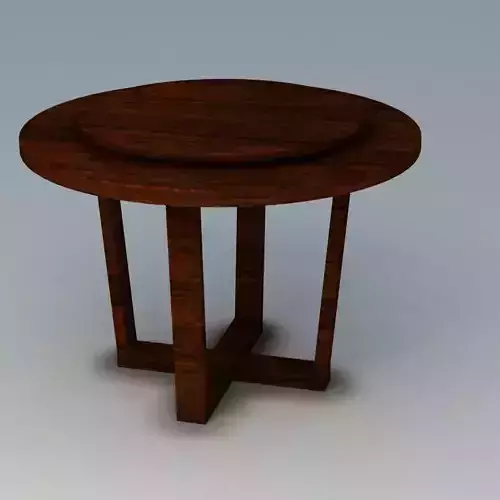 Table round wooden