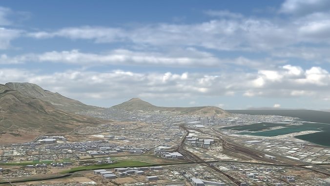 Cape Town RSA 3D model