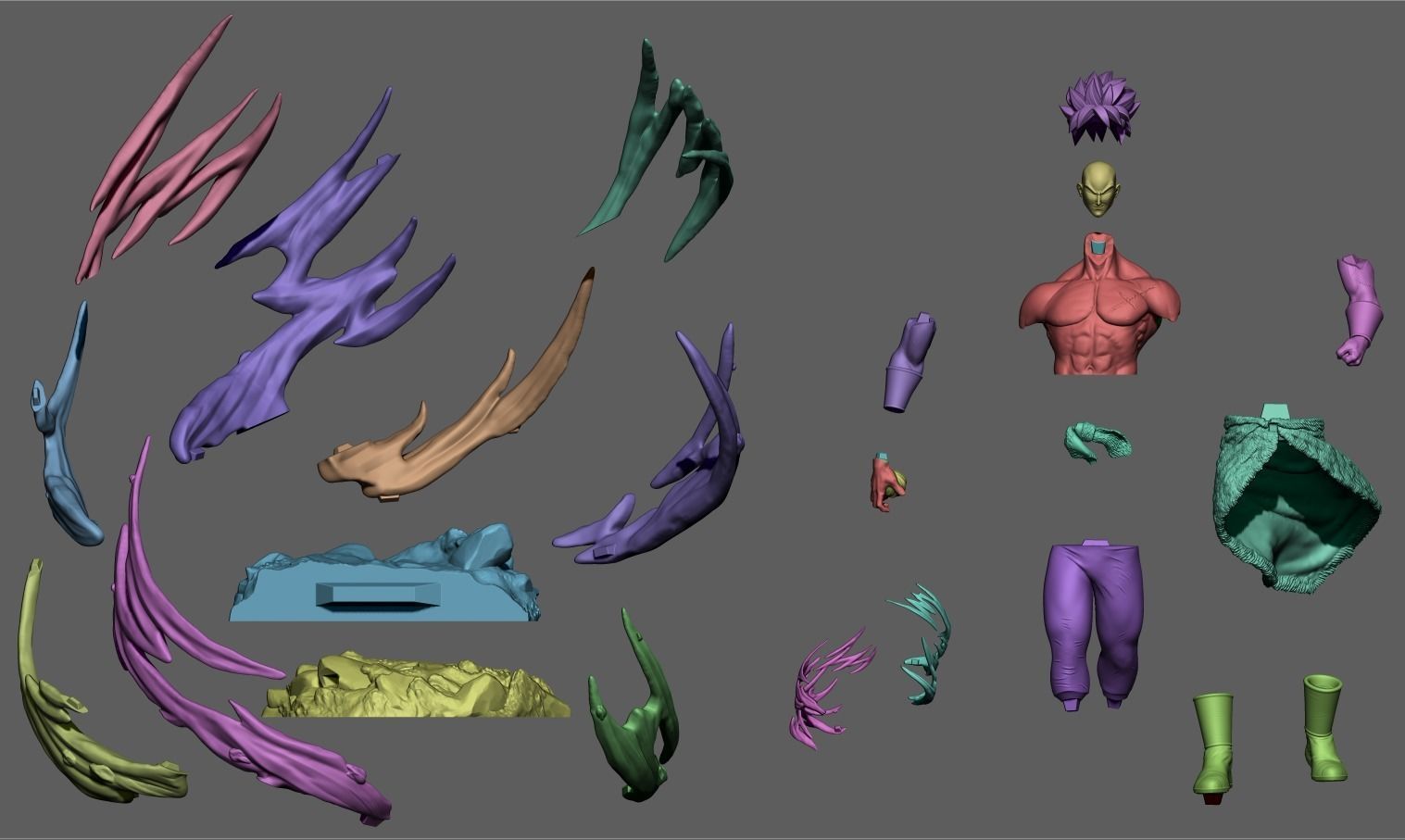 Broly-Dragon Ball Super 3D print model_2