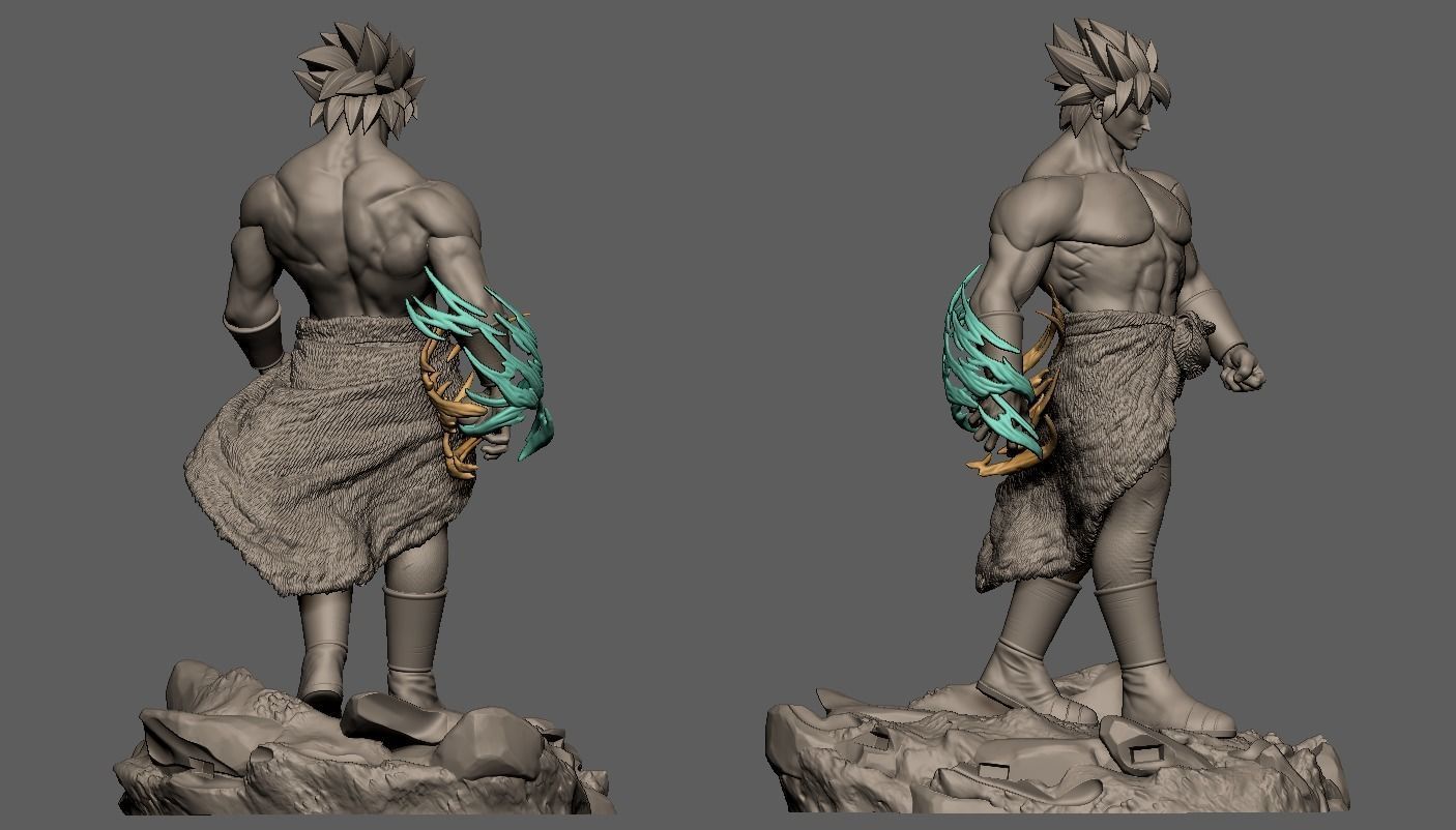 Broly-Dragon Ball Super 3D print model_6