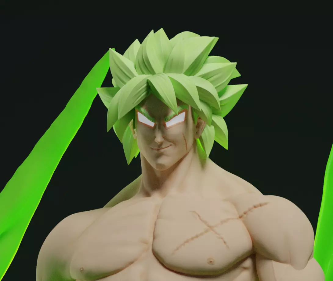 Broly-Dragon Ball Super 3D print model_0