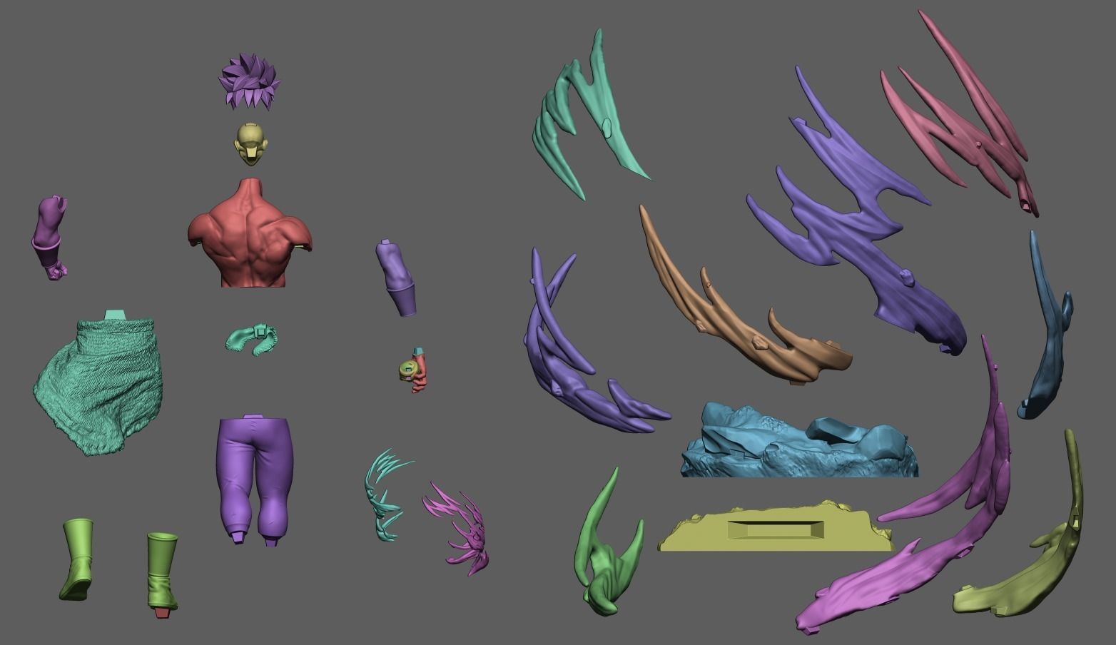 Broly-Dragon Ball Super 3D print model_3