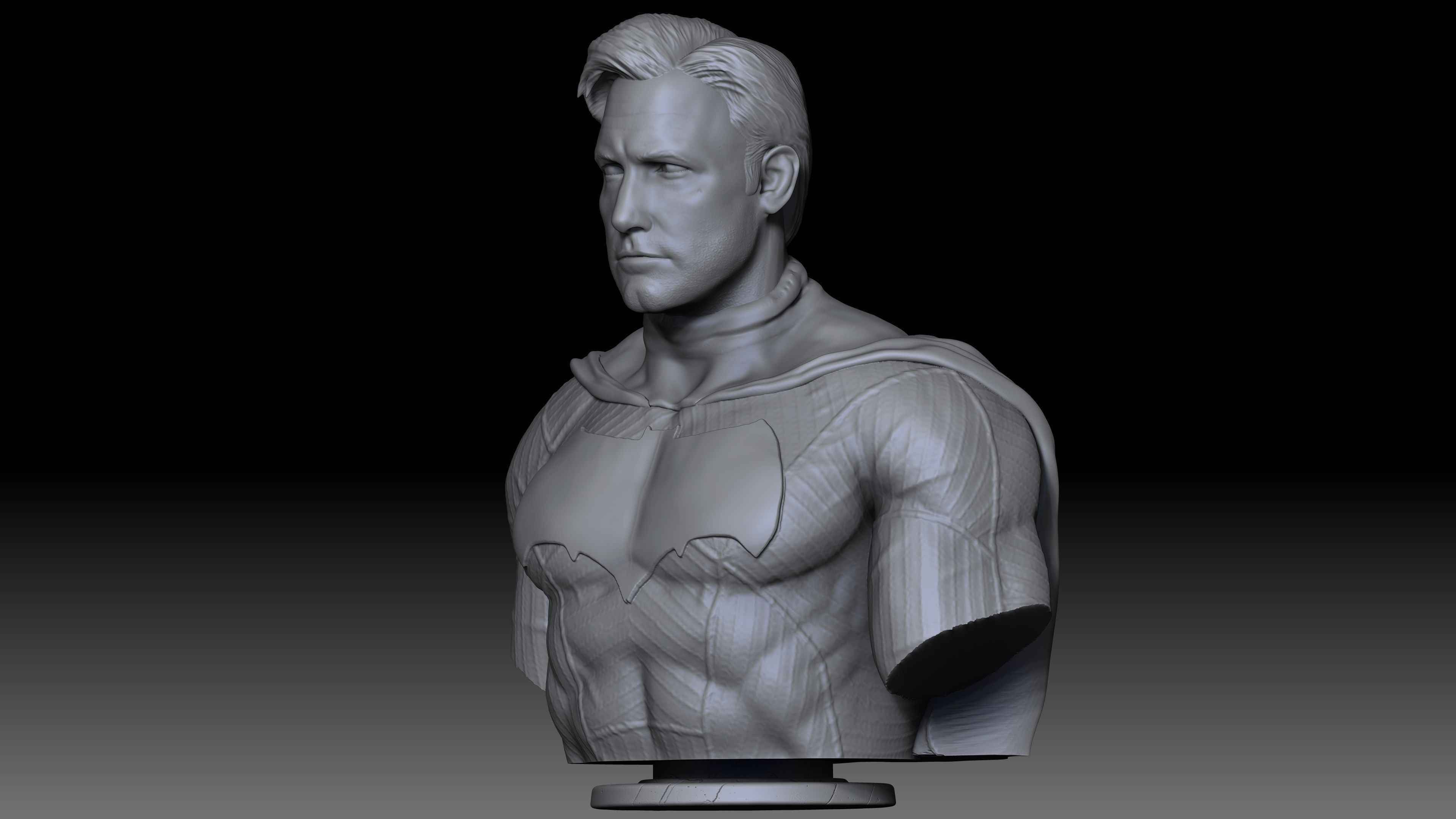 Bust Batman - 3D Print 3D print model_7