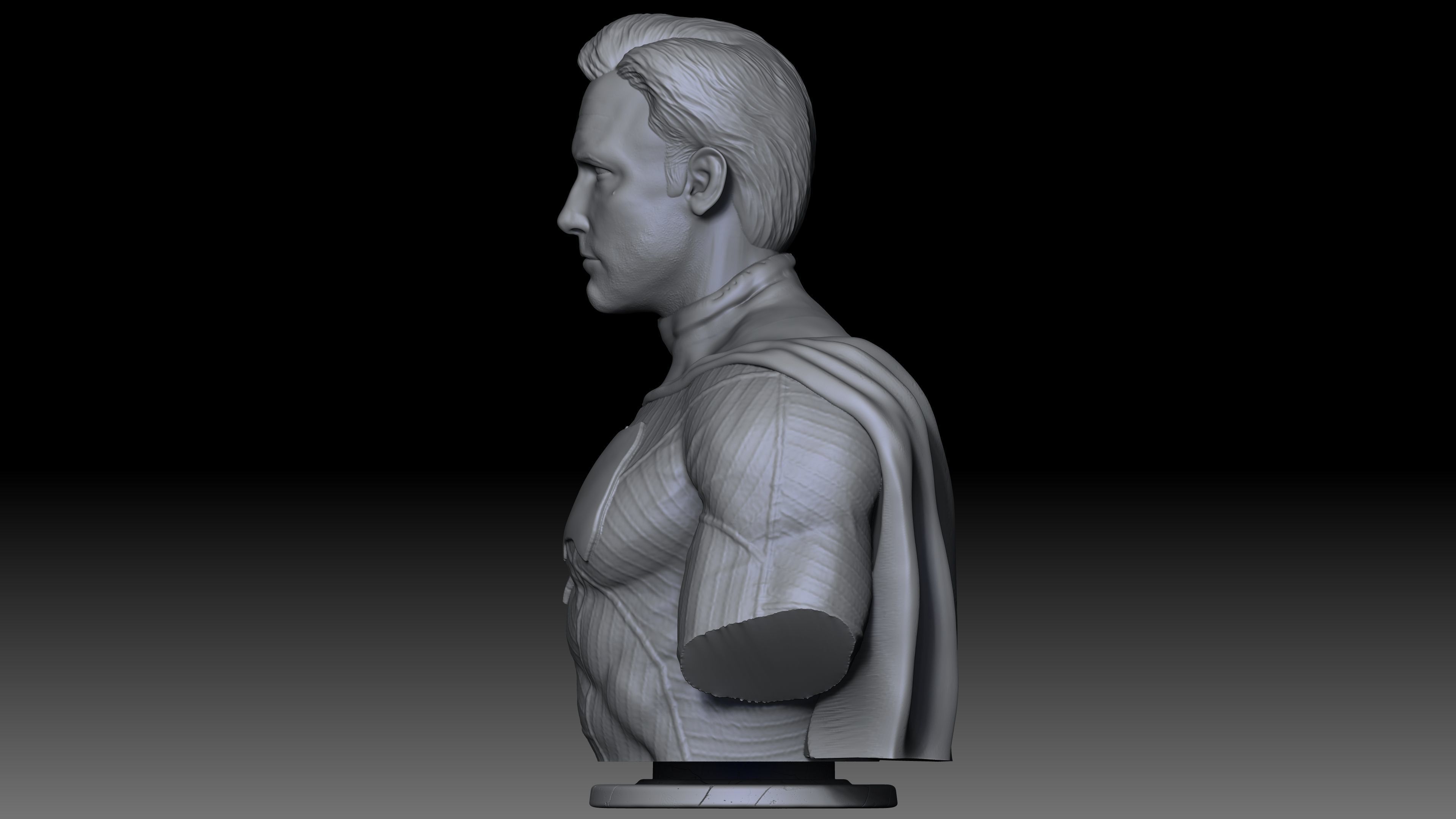 Bust Batman - 3D Print 3D print model_9