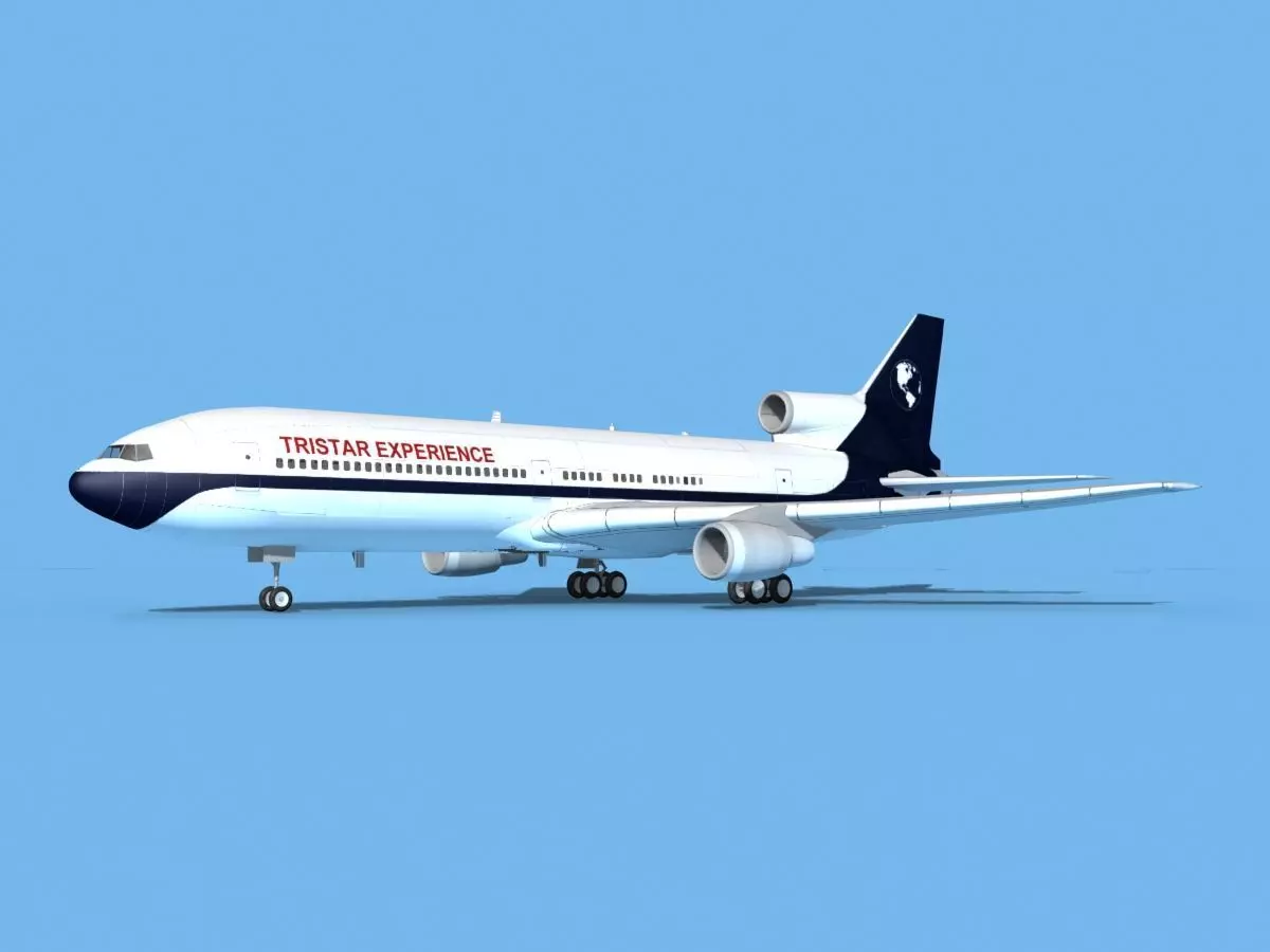 Lockheed L1011 Tristar Experience 3D model