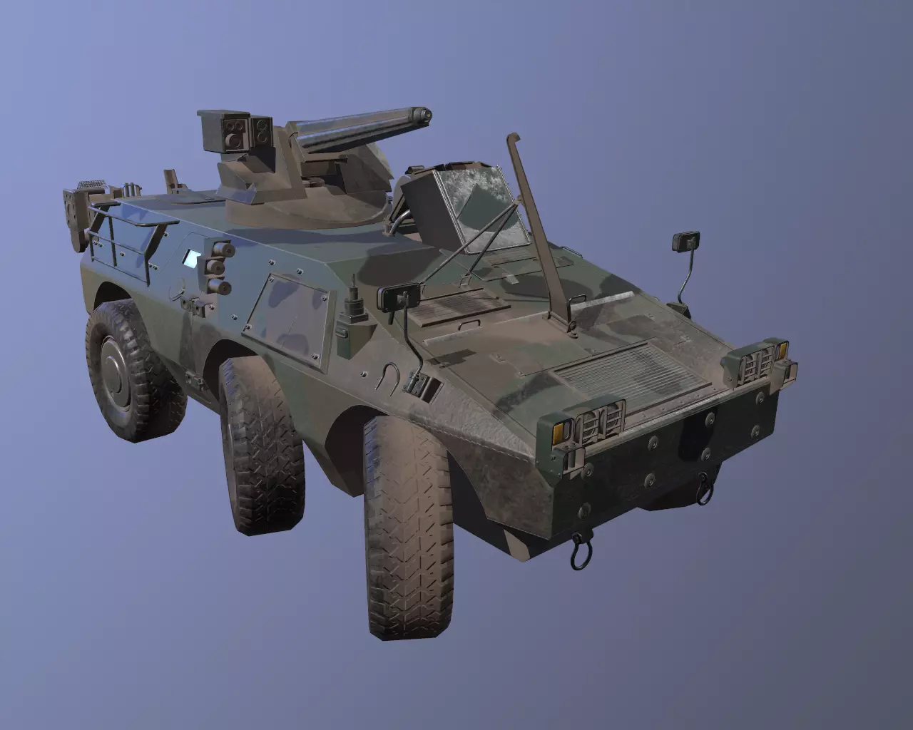 Puma 6x6 PBR 3D model