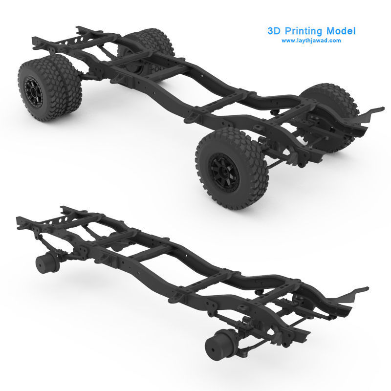 Chasis Chevy K30 3D print model_2