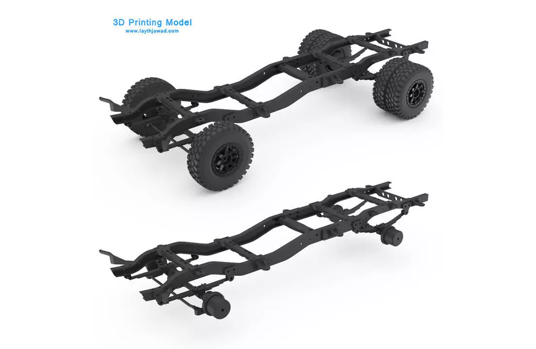 Chasis Chevy K30 3D print model_0
