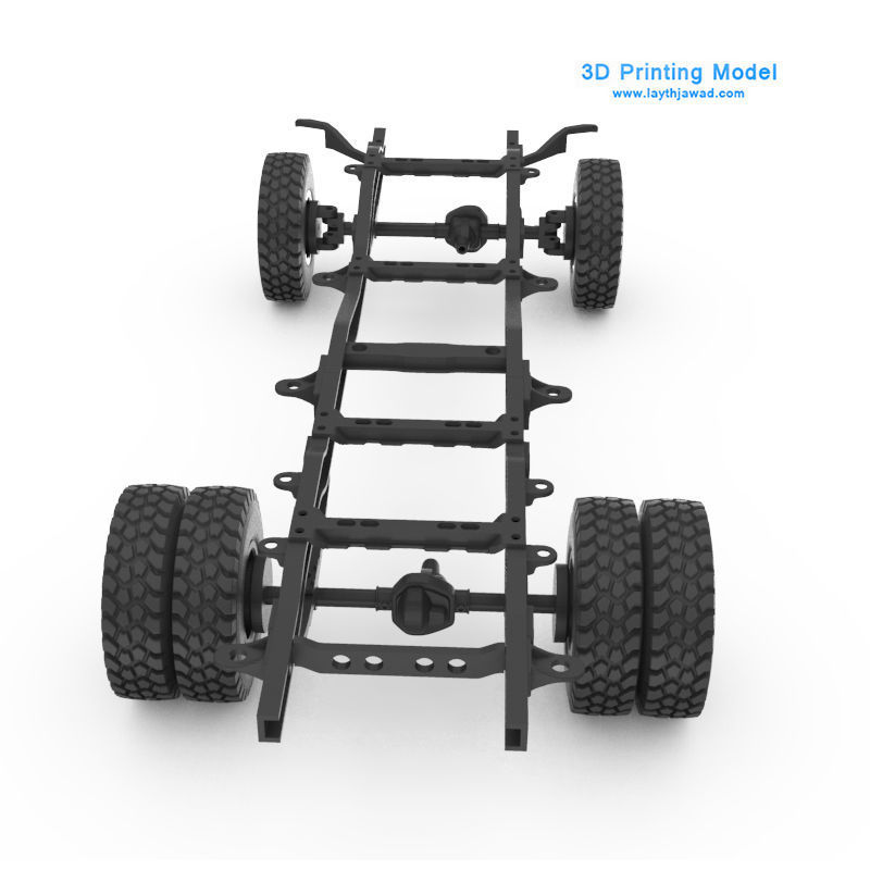 Chasis Chevy K30 3D print model_7