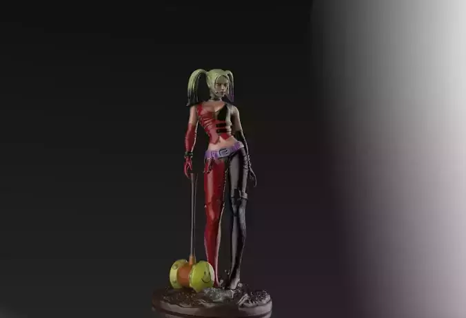 Harley Quinn Free 3D print model