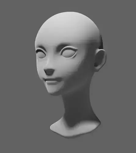 Stylized head 5 3D model