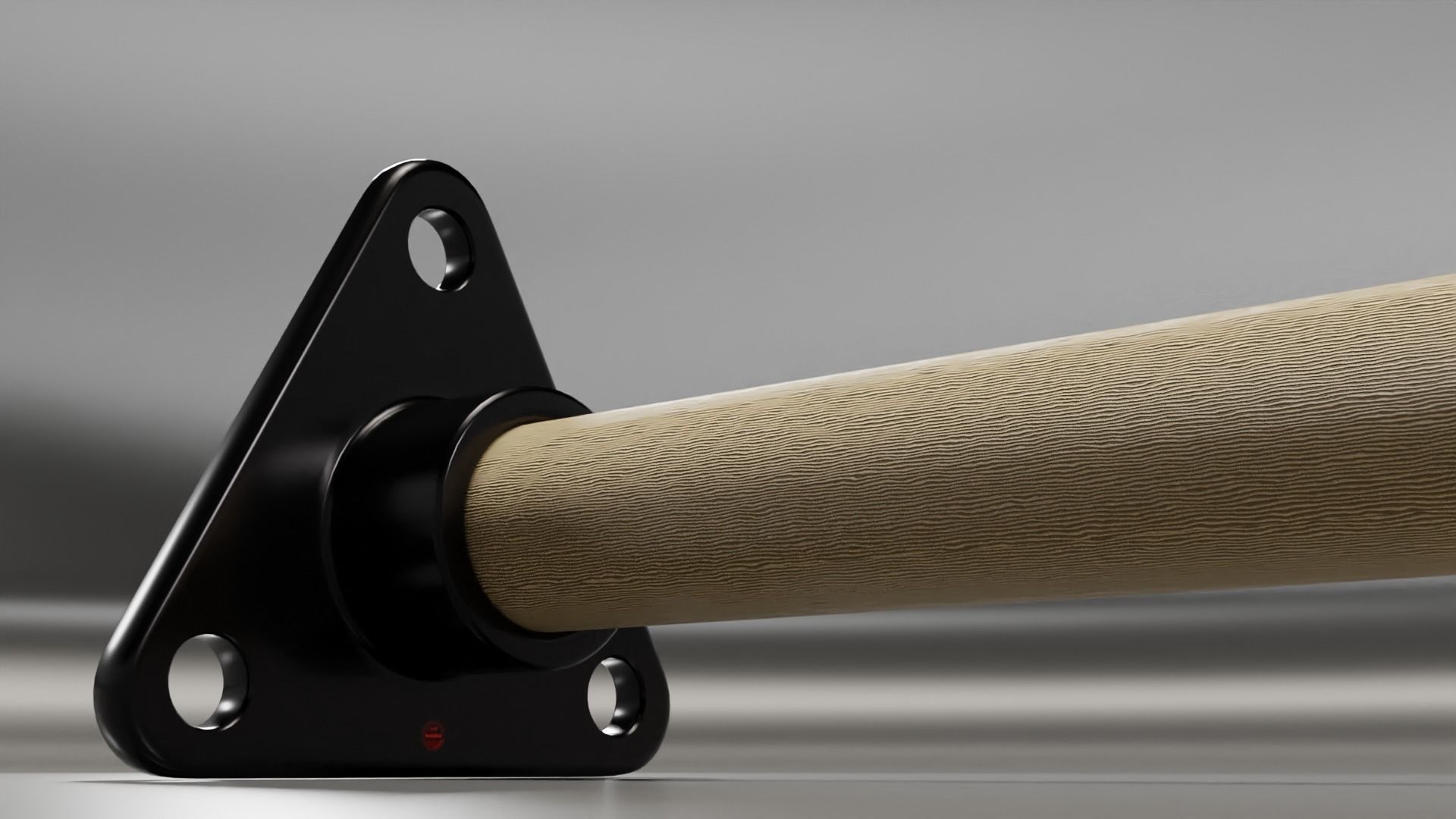   Triangular post retainer 3D model_10