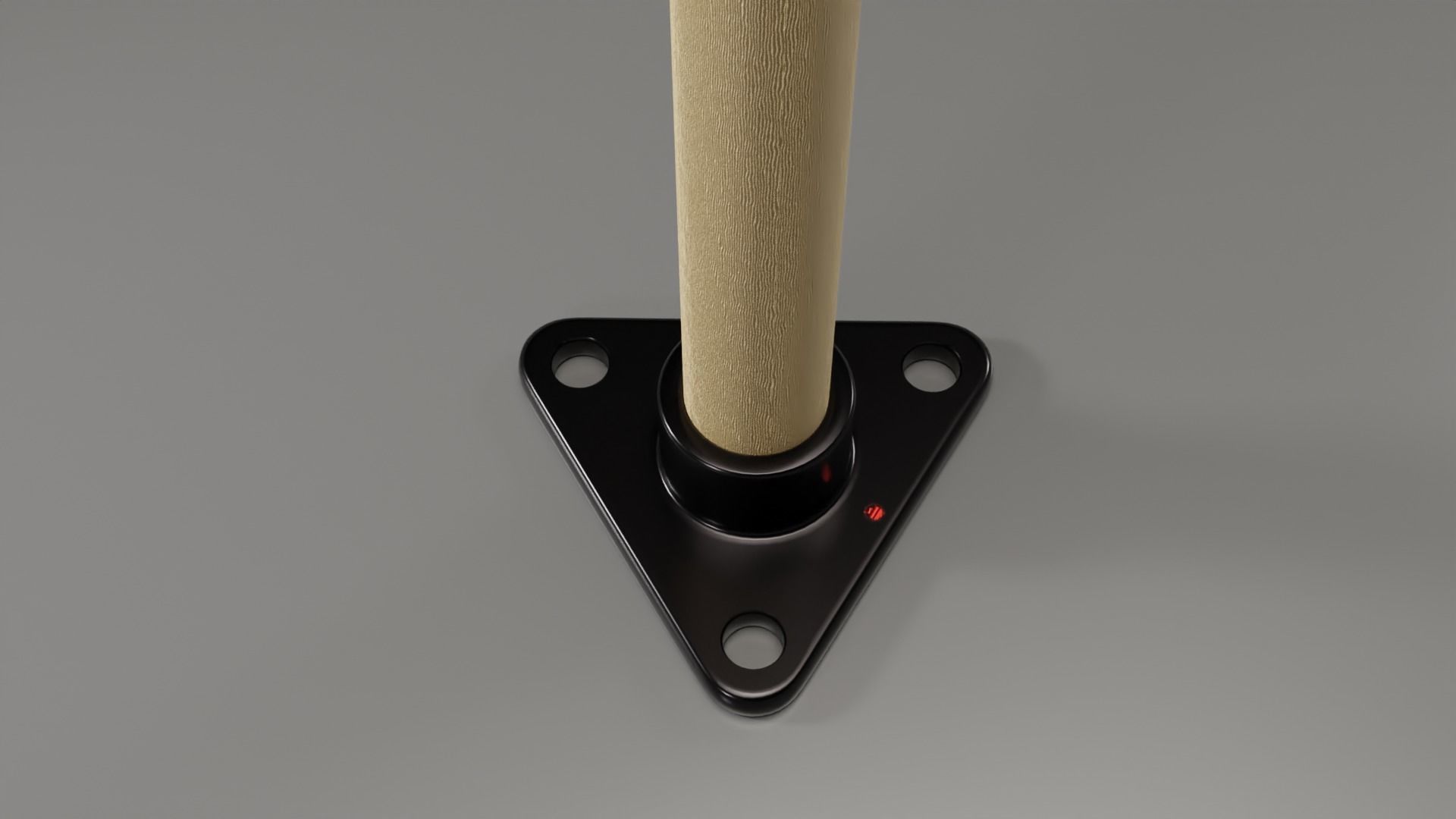   Triangular post retainer 3D model_11