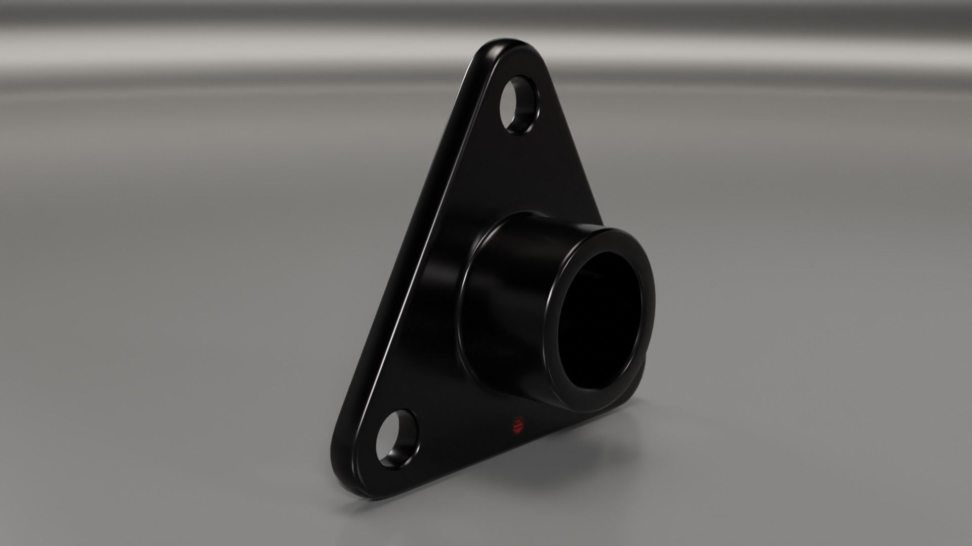   Triangular post retainer 3D model_6