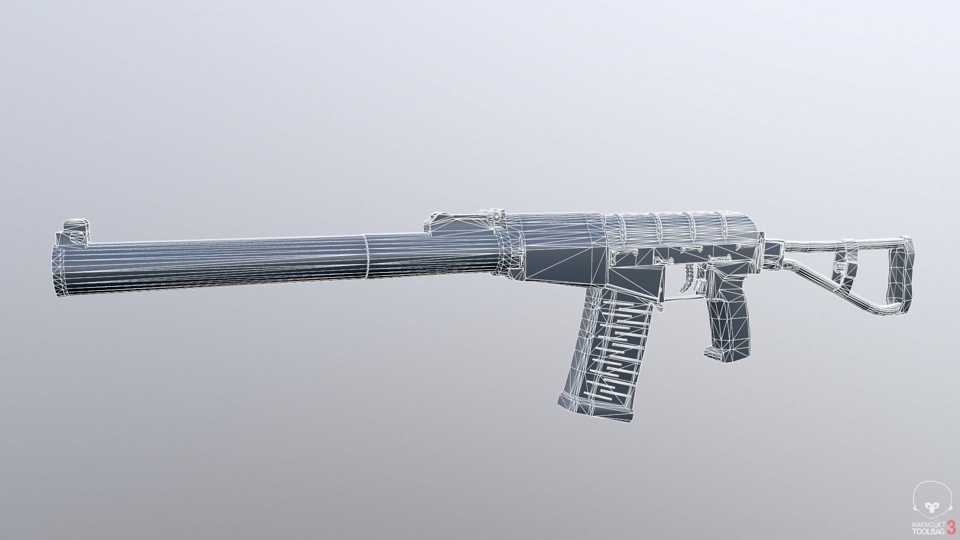 Assault Rifles Pack 3D Model Collection_20