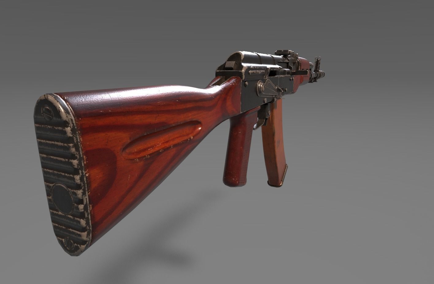 Assault Rifles Pack 3D Model Collection_5